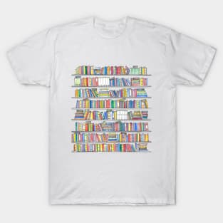 Rainbow Bookcase T-Shirt